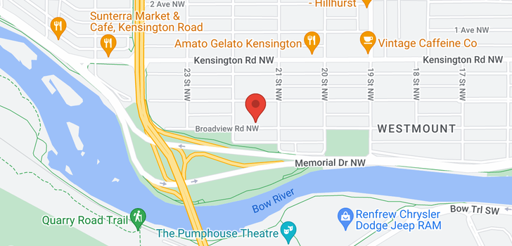 map of 2220 Broadview RD NW